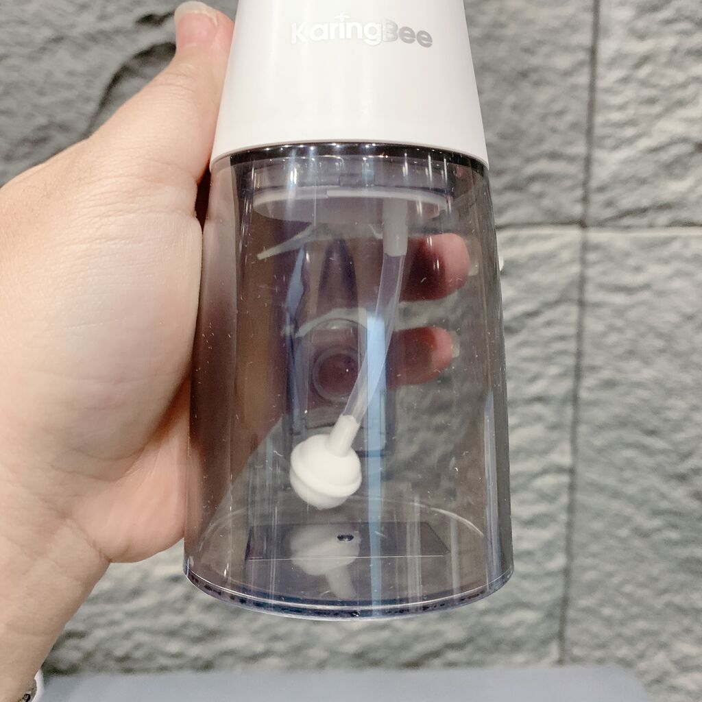 Tăm nước WI hãng KaringBee ( Hàn Quốc ), kháng nước IPX7, bình chứa lớn 300ml,.đầu phun xoay 360 độ - Ảnh 8