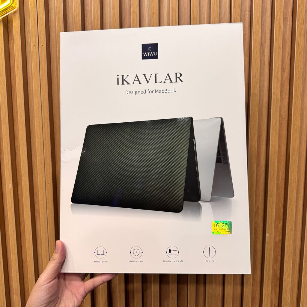 Wiwu iKavlar case cover Macbook Pro 16.2" A2485. Ốp vân carbon siêu mỏng - Ảnh 6