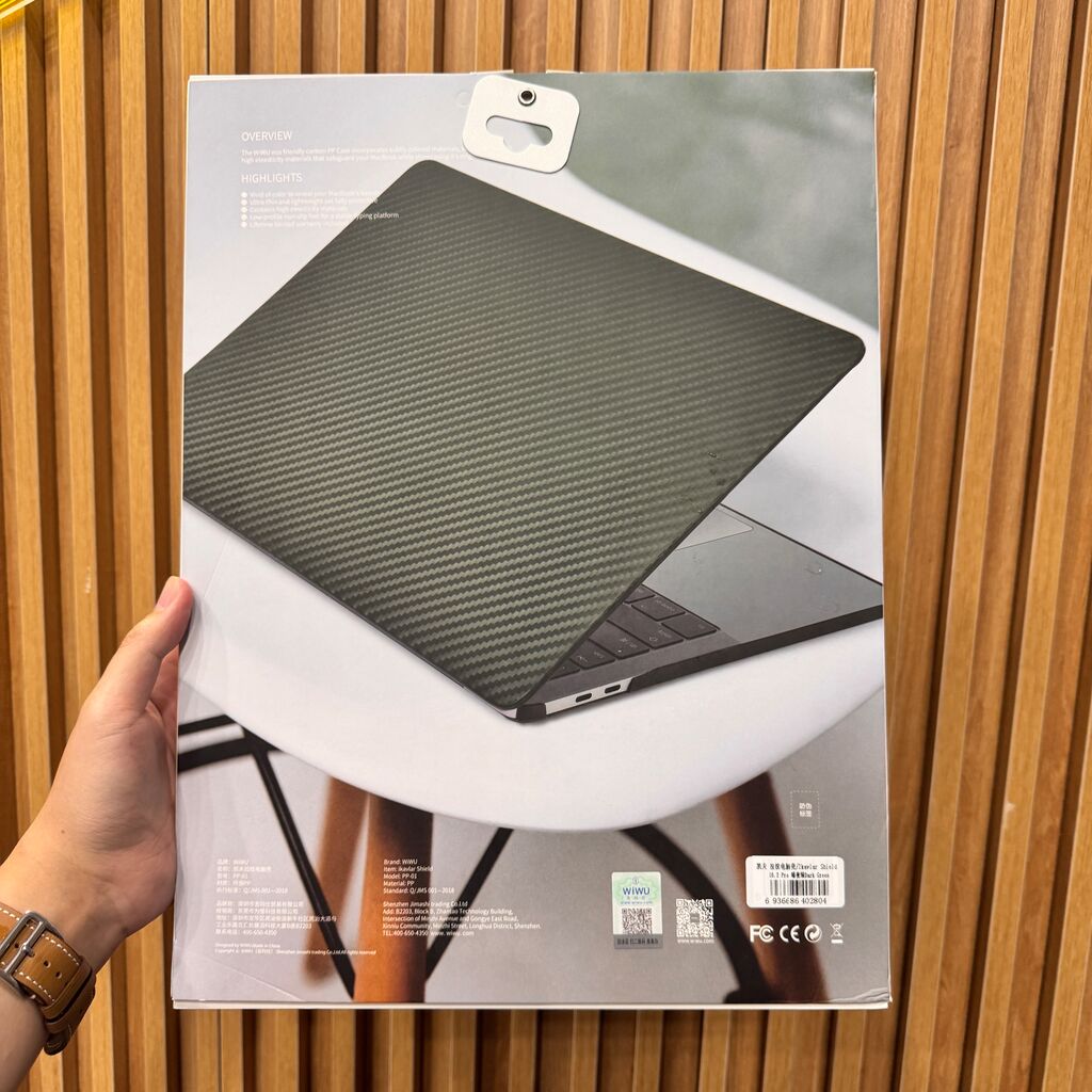Wiwu iKavlar case cover Macbook Pro 16.2" A2485. Ốp vân carbon siêu mỏng - Ảnh 7