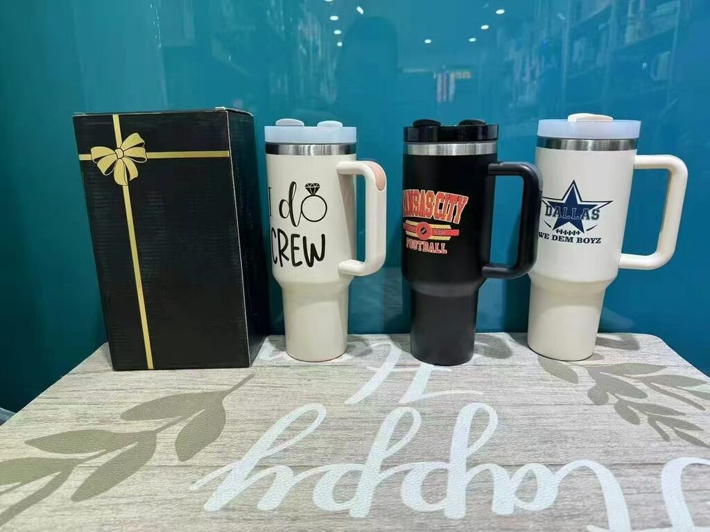 Ly giữ nhiệt 40oz, hàng quà tặng, có logo các đội bóng ( được chọn màu, logo ngẫu nhiên) - Ảnh 2