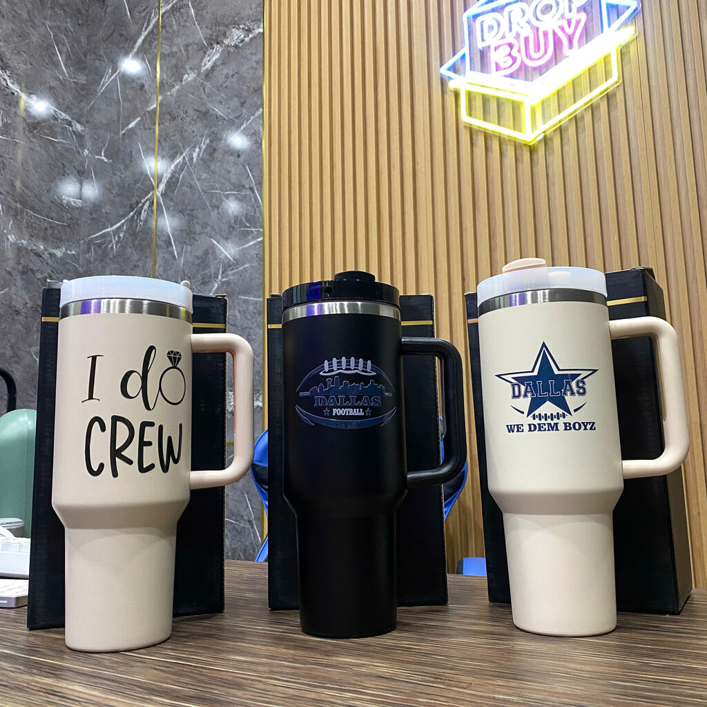 Ly giữ nhiệt 40oz, hàng quà tặng, có logo các đội bóng ( được chọn màu, logo ngẫu nhiên) - Ảnh 3