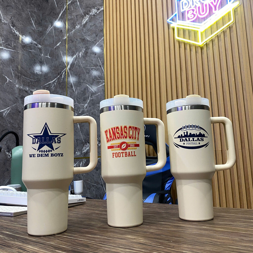 Ly giữ nhiệt 40oz, hàng quà tặng, có logo các đội bóng ( được chọn màu, logo ngẫu nhiên) - Ảnh 4