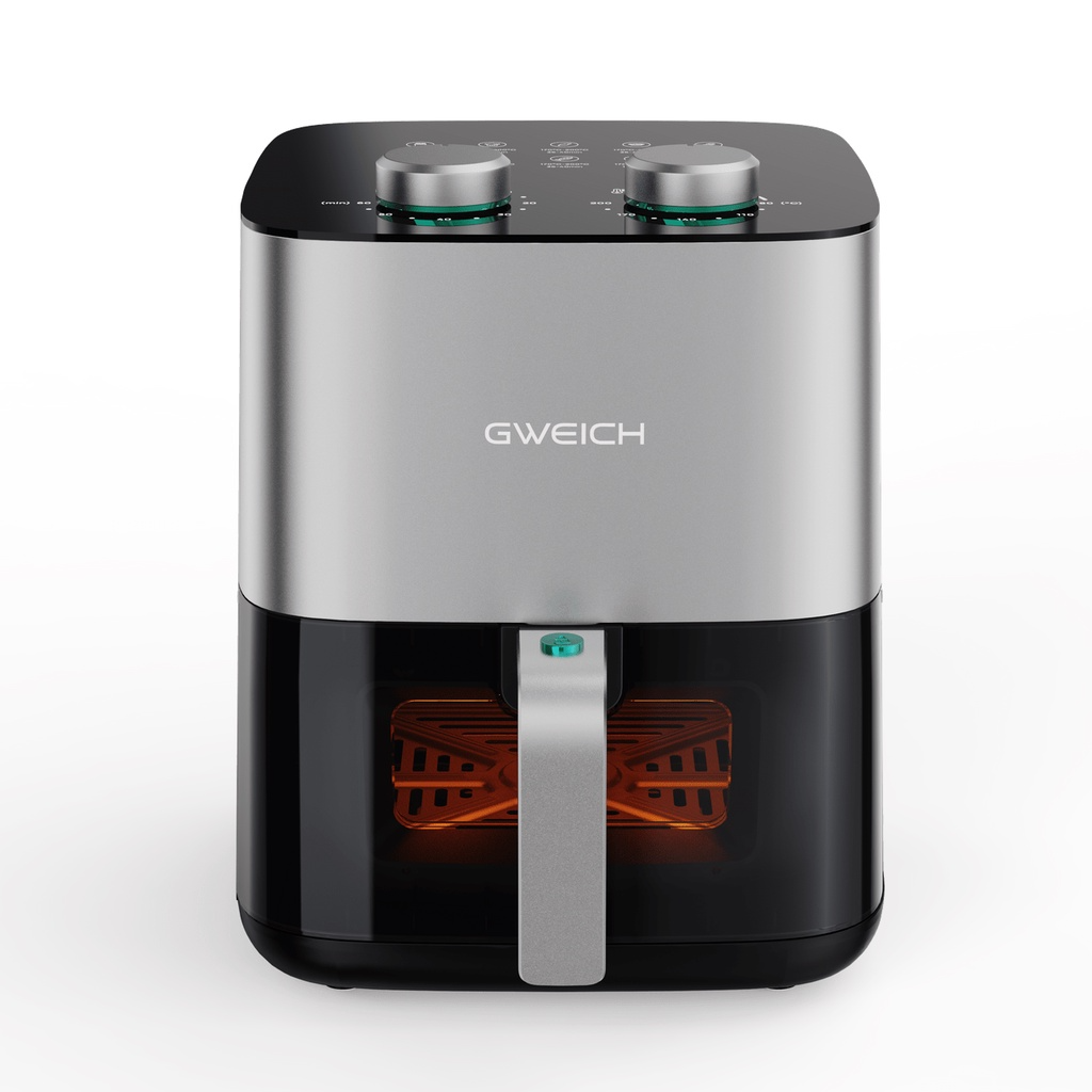 Nồi chiên không dầu Gweich GMA-45M01 dung tích 4.5L - chiên hấp đa năng 2 trong 1 kiểu Mỹ