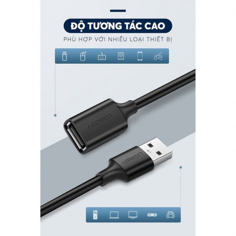 Dây nối dài USB 2.0 UGREEN US103 (10315) - dài 1.5M - Ảnh 5