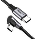 Cáp dữ liệu, sạc nhanh 60W Type-C to Type-C bẻ góc 90 Ugreen  US255/50122 - dài 0,5M  - Ảnh 6