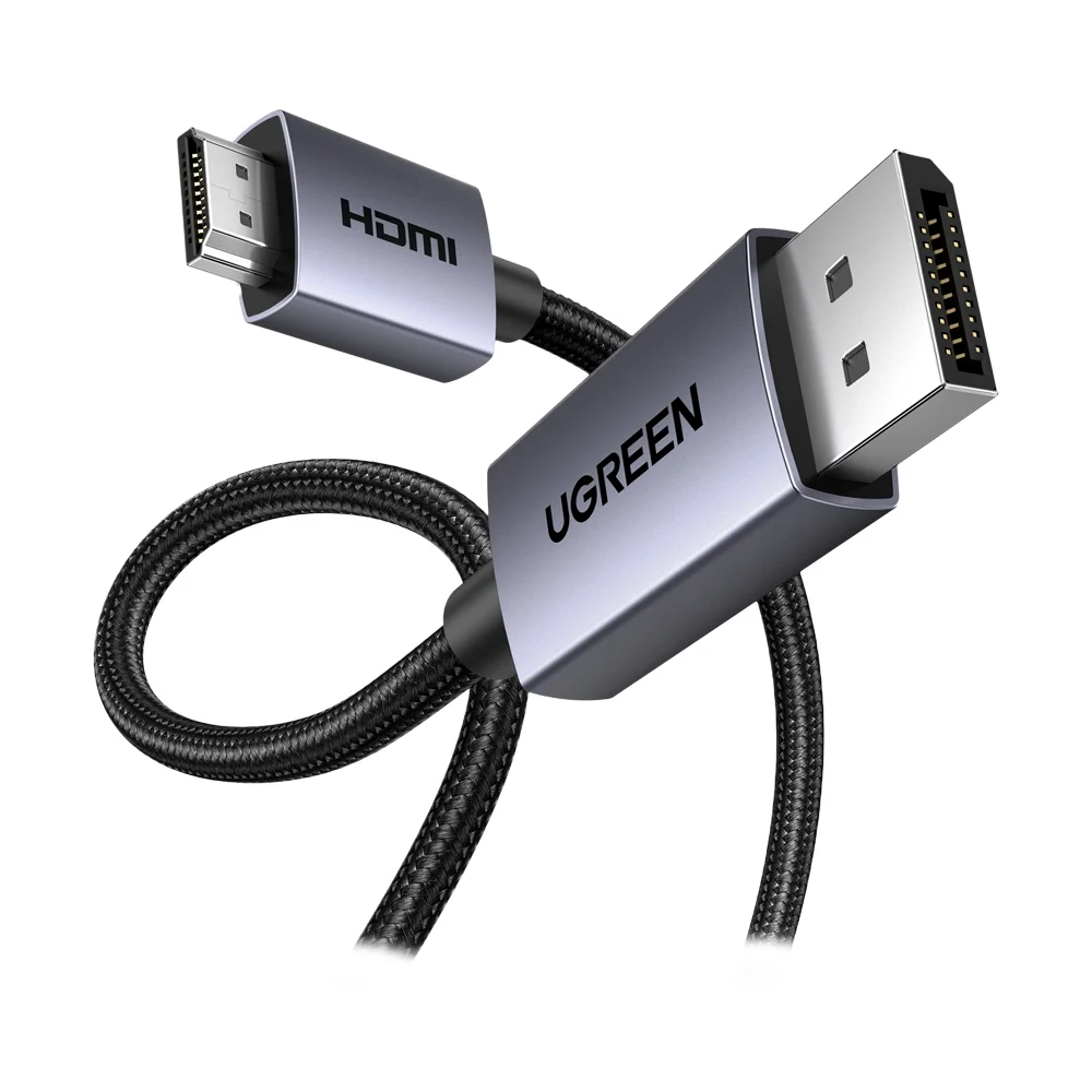 Cáp DisplayPort TO HDMI 4K UGREEN DP125 (35843) - Dài 3M và 1.5M - Ảnh 3
