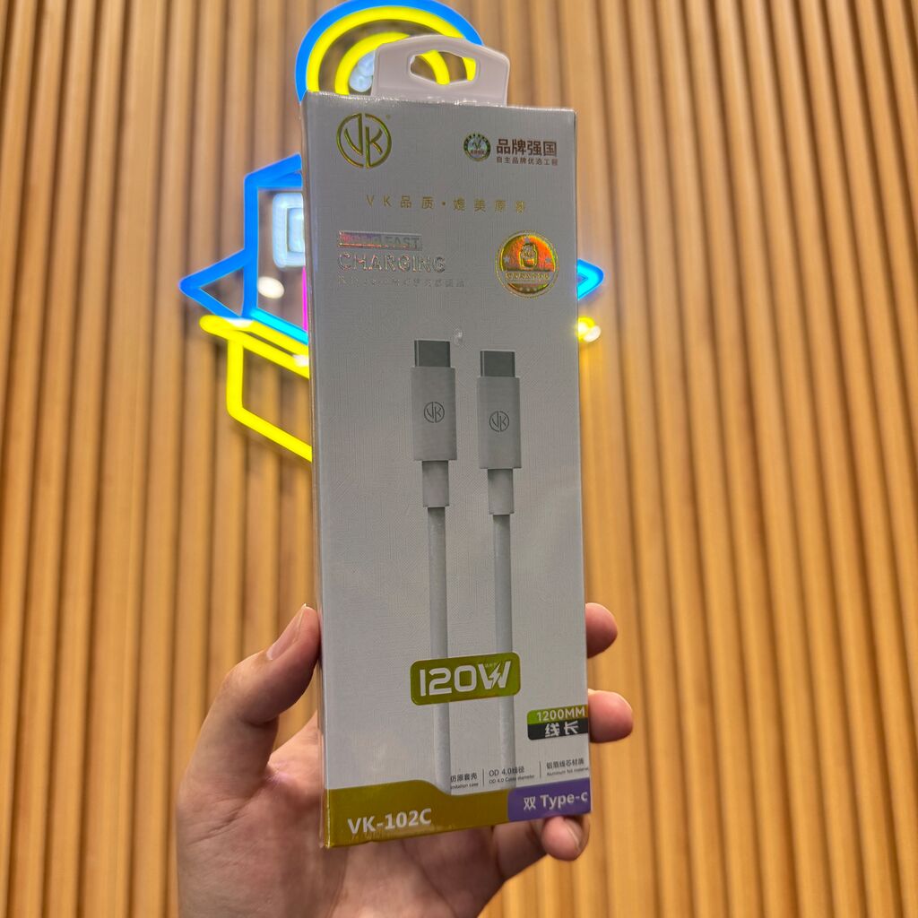 Cáp C to C hãng VK 120W - 102C - Ảnh 2