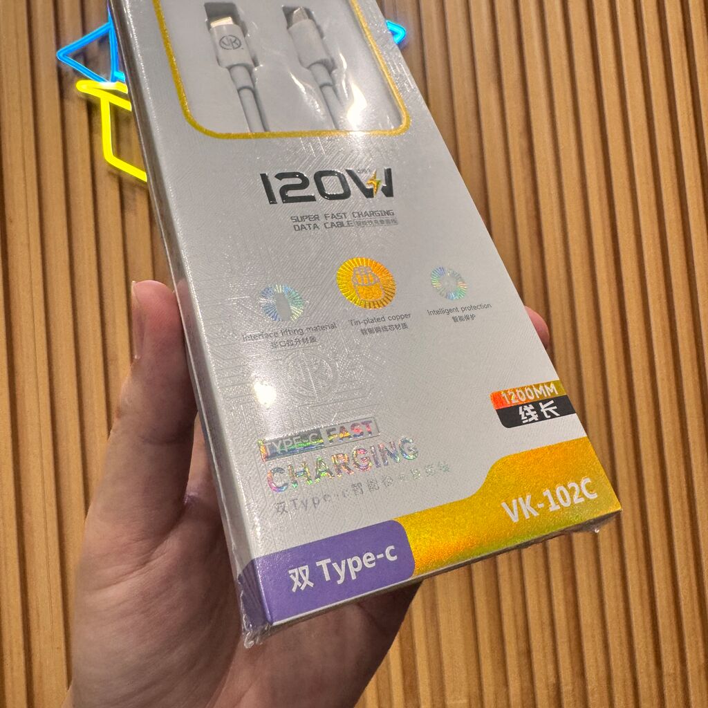 Cáp C to C hãng VK 120W - 102C - Ảnh 5