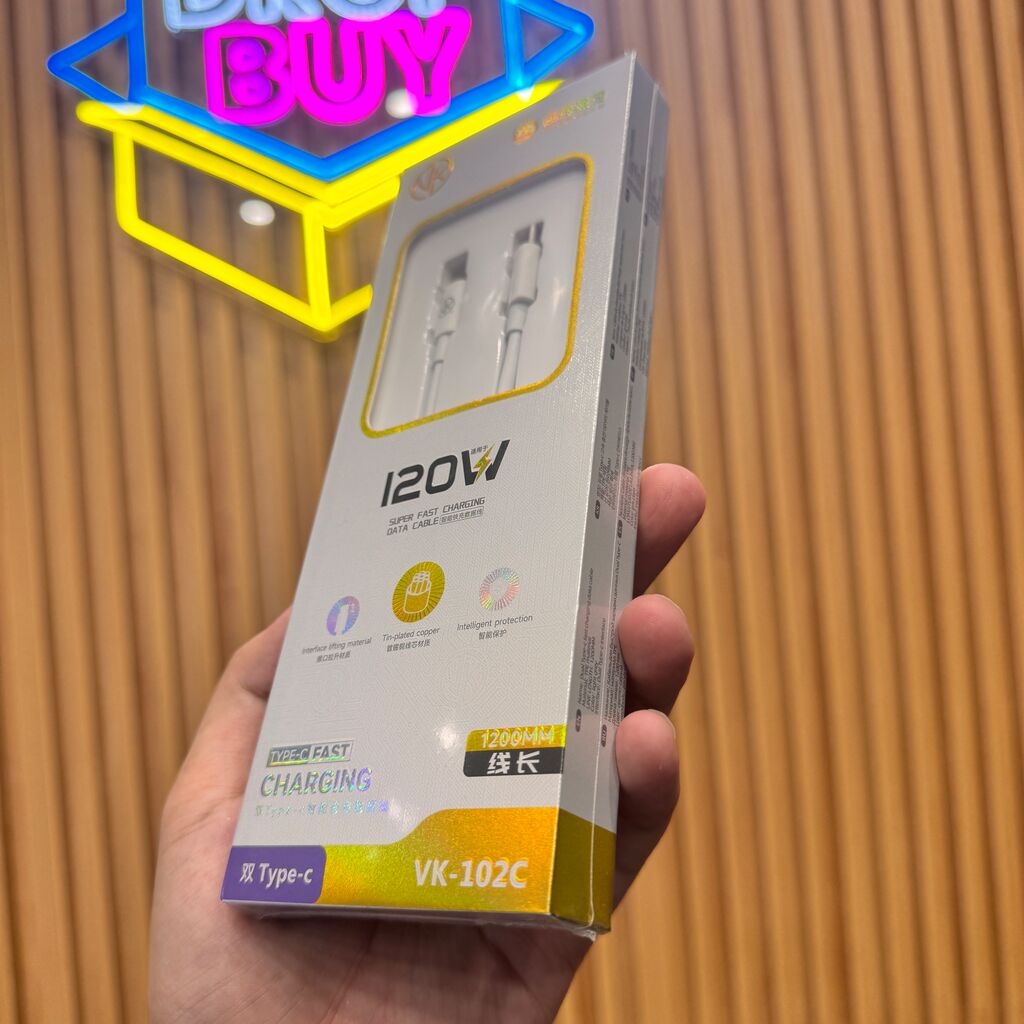 Cáp C to C hãng VK 120W - 102C - Ảnh 7