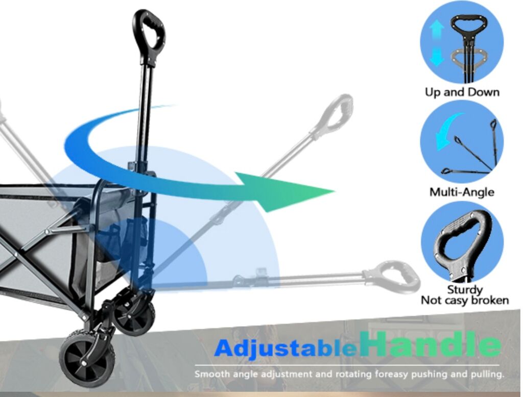 {Order giao 9/5} Xe kéo gấp gọn đa năng SAILARY ( hàng Amazon Mỹ )  - Ảnh 9