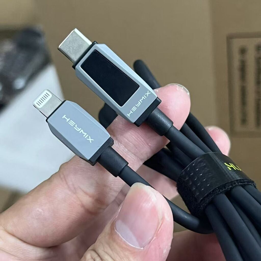 Cáp sạc iPhone C to L có MFI, hiển thị công suất FEEYOO Heymix (hàng xuất Đức ) - Ảnh 10