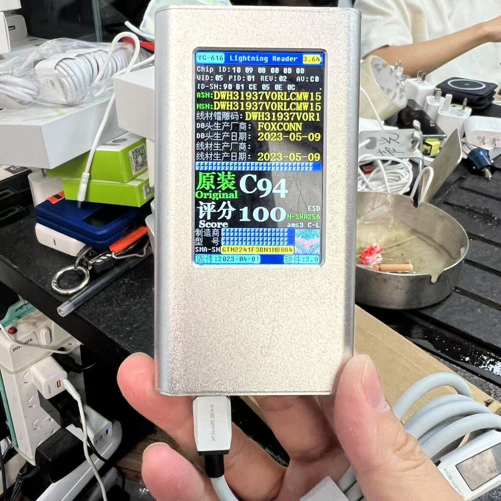 Cáp sạc iPhone C to L có MFI, hiển thị công suất FEEYOO Heymix (hàng xuất Đức ) - Ảnh 2