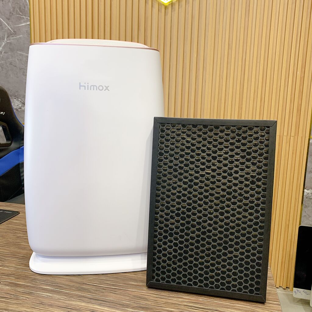 Máy lọc không khí HIMOX H04 – lõi HEPA & Carbon khử mùi, lọc bụi mịn, hàng Amazon - Ảnh 4