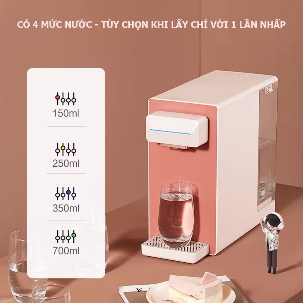 Bình thủy điện máy lọc nước để bàn Xiaomi Qcooker CS_JY100, công nghệ lọc RO - Ảnh 3