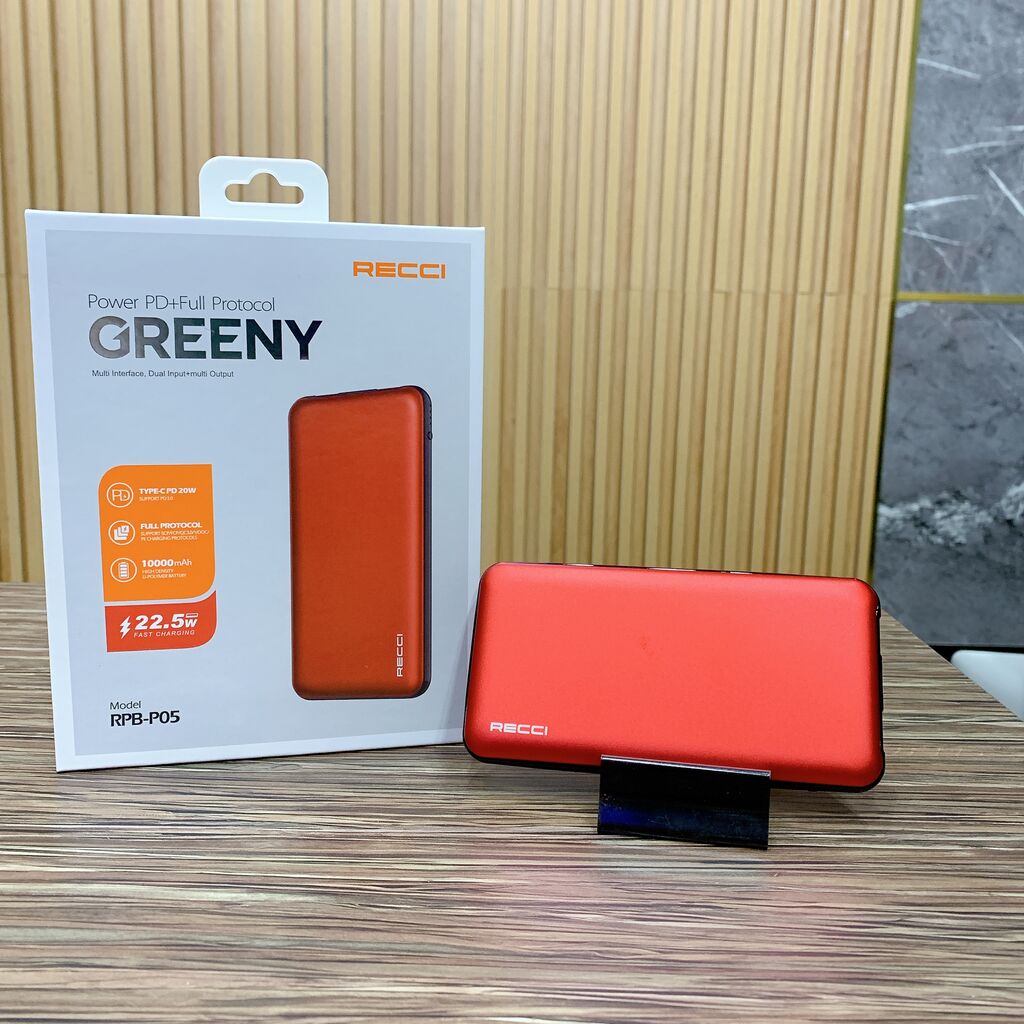 Pin dự phòng Recci Greeny RPB-P05 10.000mAh 22.5W PD20W - Ảnh 3