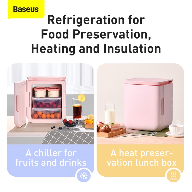 Tủ Lạnh Mini Baseus 6L Igloo, Làm mát/ làm ấm - Ảnh 8
