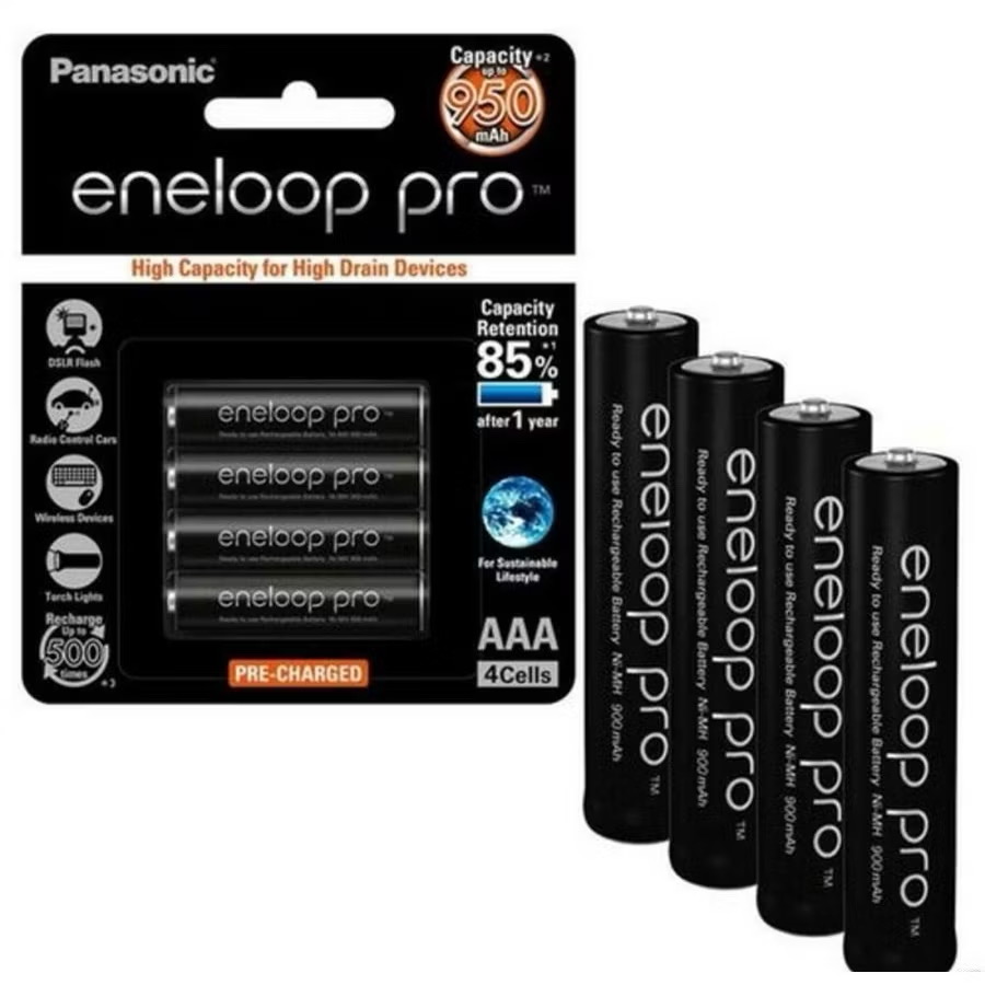 {Order giao 20/6} Pin sạc Panasonic Eneloop AA / AAA Rechargable Battery (Vỉ 4 viên) - Ảnh 2