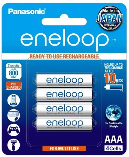 {Order giao 20/6} Pin sạc Panasonic Eneloop AA / AAA Rechargable Battery (Vỉ 4 viên) - Ảnh 5