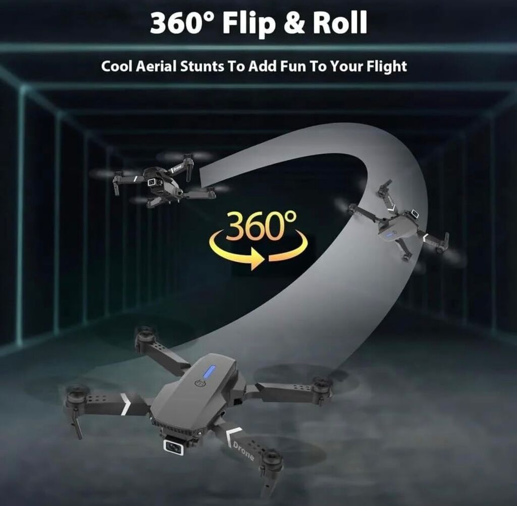  Máy bay Flycam E99 Drone, 3 Pin rời, quay phim chụp ảnh ( hàng Amazon ) - Ảnh 6