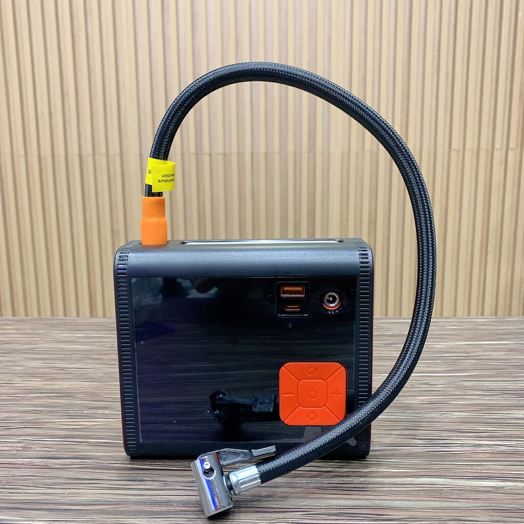 Máy bơm lốp LISEN, công suất lớn 120W, tích pin, cổng sạc Type C - Ảnh 3