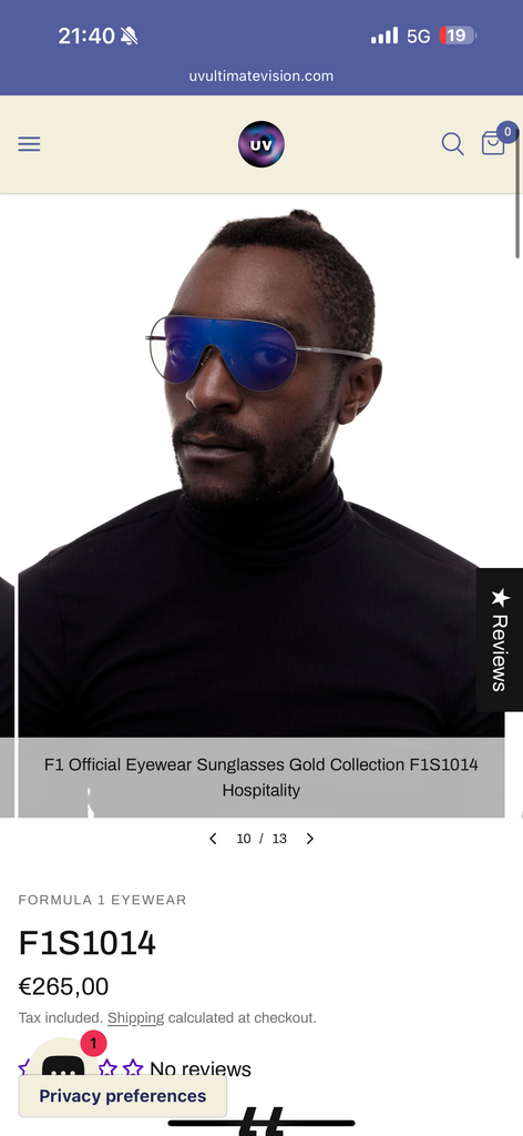 Kính râm Formula 1 F1S1013 Eyewear Red Collection ( ko hộp ) - Ảnh 2