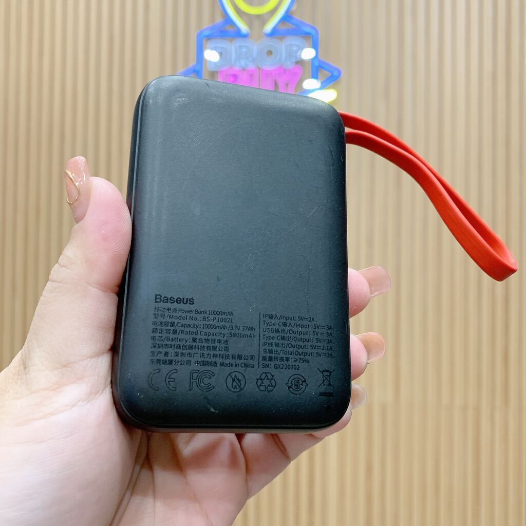 Pin dự phòng Baseus 10.000mAh 15W , hàng hoàn TMĐT, ko hộp, có xước - Ảnh 3