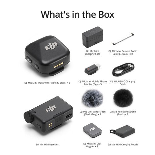  DJI MIC MINI (2 TX + 1 RX + CHARGING CASE) - Open Box - Ảnh 9
