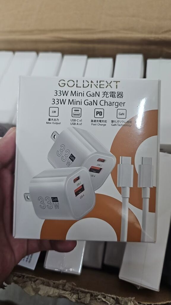 Order giao 15/8 - Combo sạc GOLDNEXT gồm 2 củ sạc GaN 33W + 2 cáp C to C ( Amazon Nhật) có PPS - Ảnh 9