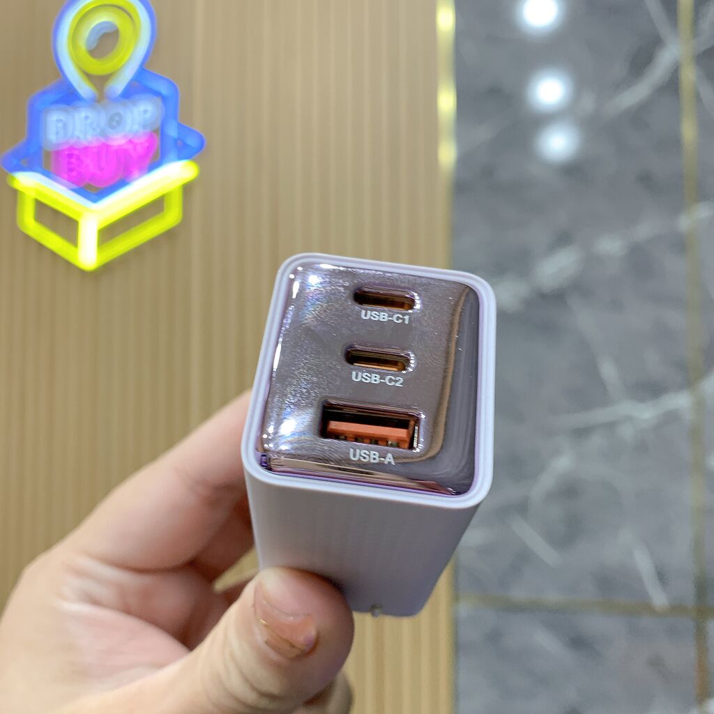 Củ sạc nhanh GaN TOOCKI 67W – 3 cổng (2 USB-C + 1 USB-A) - Ảnh 4