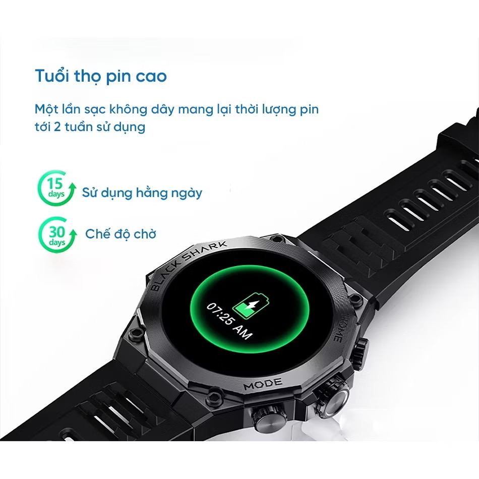 {Order giao 10/8} Đồng hồ thông minh Xiaomi Black Shark S1 Pro, có chat GPT - Ảnh 4