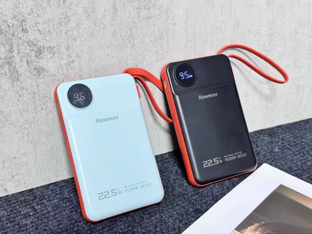 {Order giao 15/8} Pin dự phòng không dây 10.000mAh Newmine - Ảnh 2