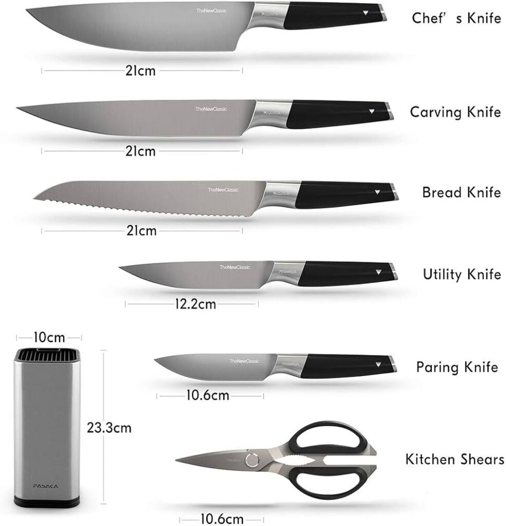 Bộ dao làm bếp 7 món hãng FASAKA ( hàng Amazon Mỹ ) - Ảnh 2