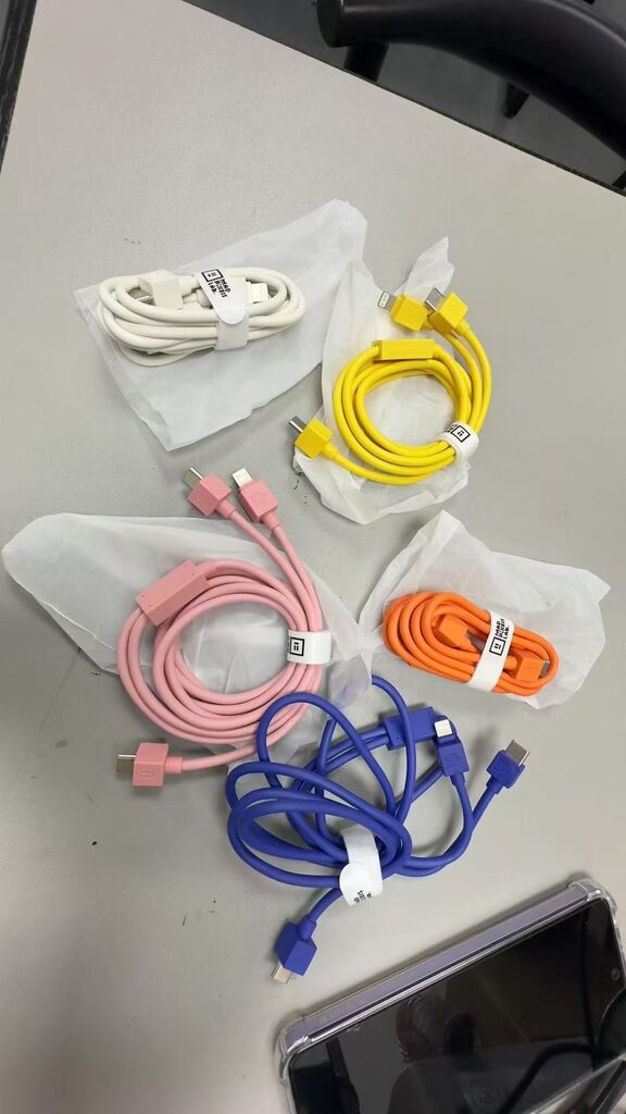 Cáp 2 đầu Hãng Mfish C to C & L, sạc nhanh iPhone 14/15/16 (ko hộp,màu ngẫu nhiên) - Ảnh 10