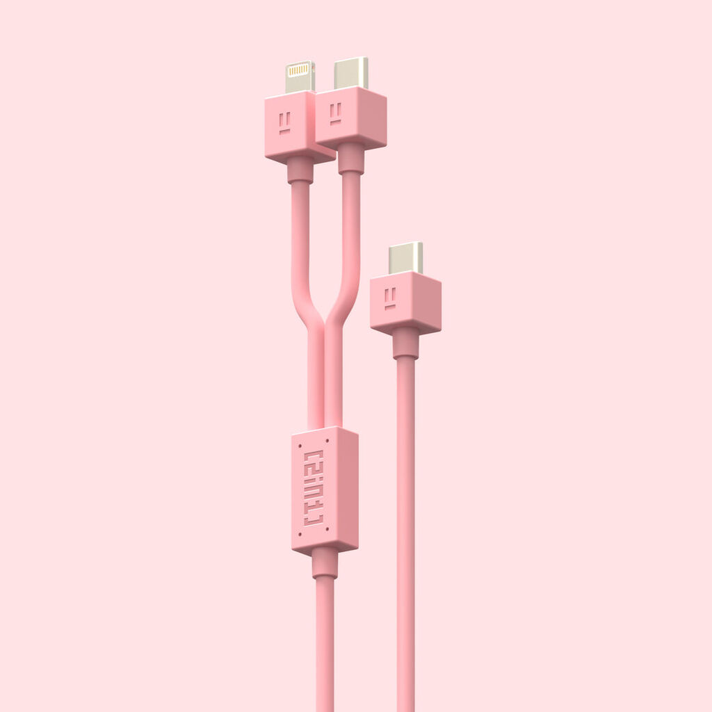 Cáp 2 đầu Hãng Mfish C to C & L, sạc nhanh iPhone 14/15/16 (ko hộp,màu ngẫu nhiên) - Ảnh 5