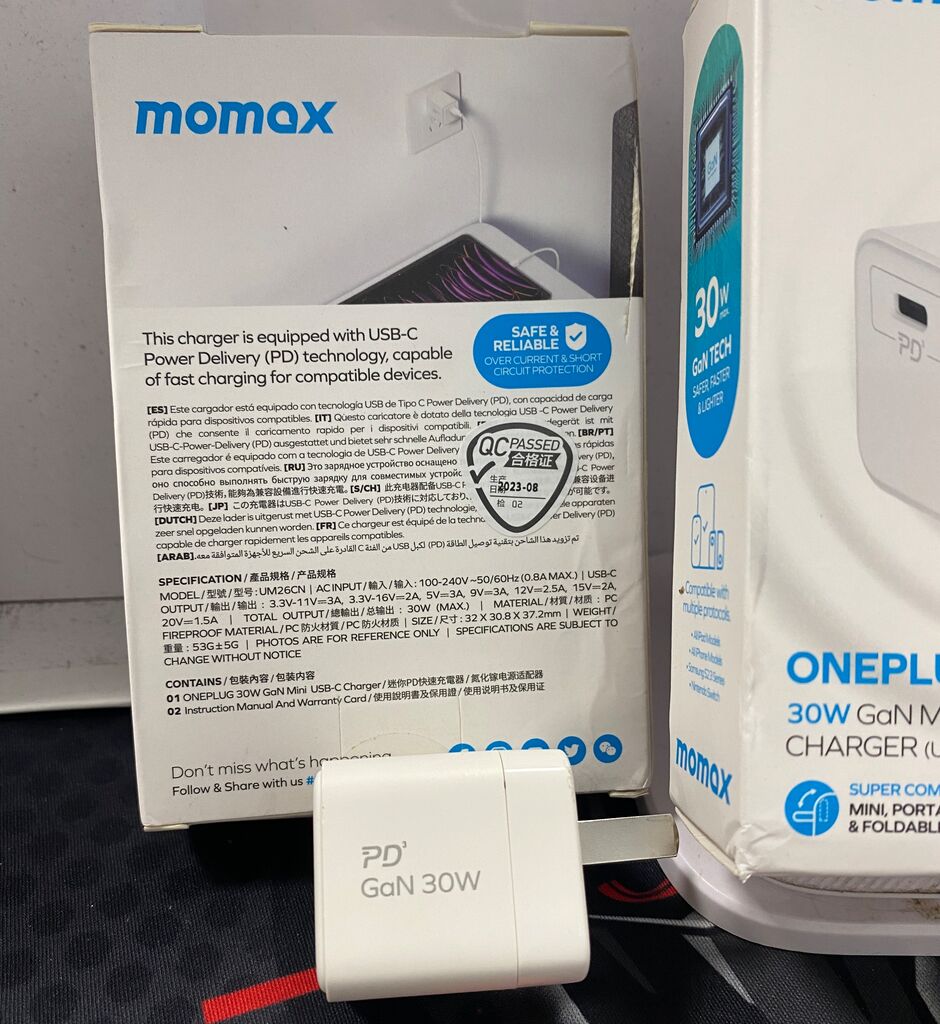 Củ sạc nhanh Momax ONEPLUG 30W Gan mini USB-C UM26CN (sạc siêu nhanh cho iphone) - Ảnh 9