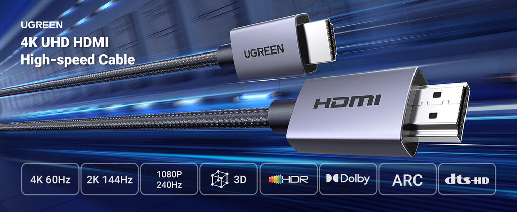Cáp Ugreen HD153 (25300) Hdmi to Hdmi 4K - dài 3M - Ảnh 4