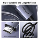 Cáp Ugreen HD153 (25300) Hdmi to Hdmi 4K - dài 3M - Ảnh 6