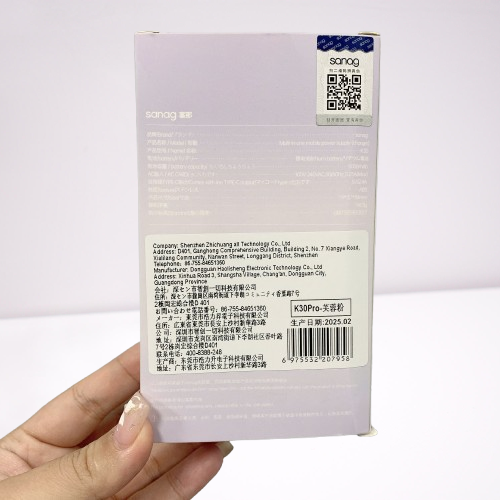 Pin sạc dự phòng liền dây hãng Sanag K30 dung lượng 5000mAh - Ảnh 7