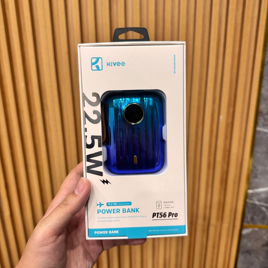 Pin dự phòng 10.000mAh KIVEE - PT56 PRO, siêu nhỏ, sạc nhanh 22.5W - Ảnh 2