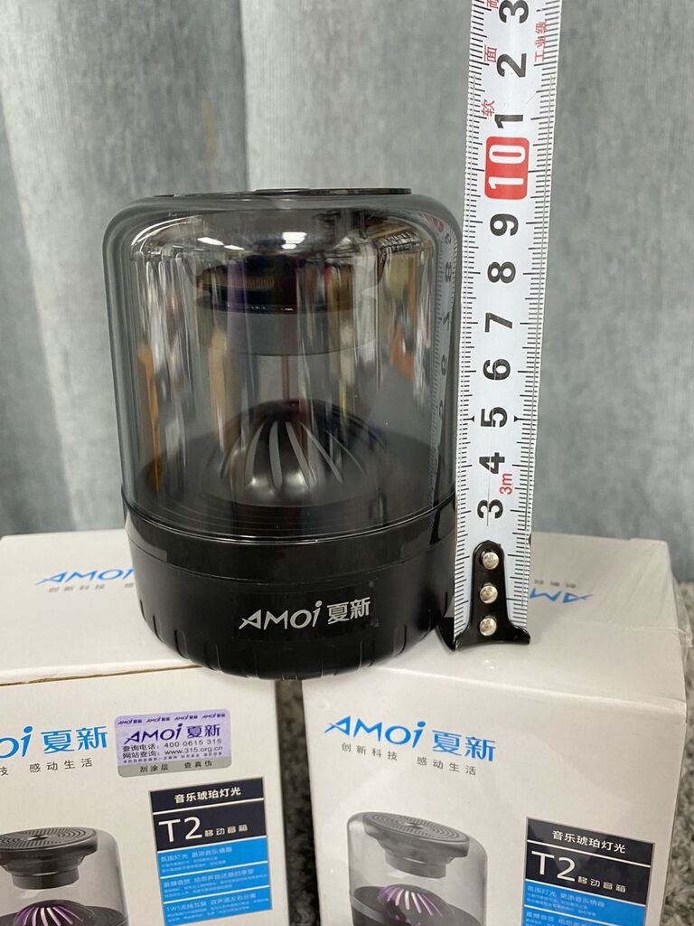 Loa Bluetooth AMOI T2 , có đèn Led , TWS 2 Loa , Mic đàm thoại - Ảnh 3
