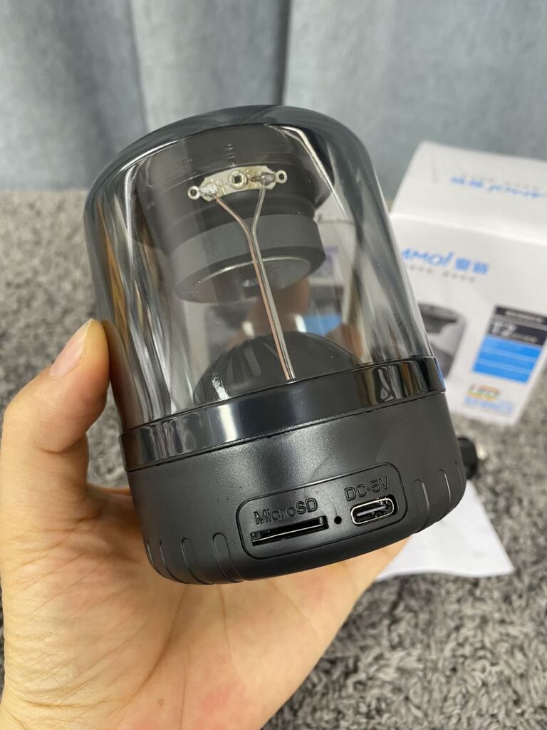 Loa Bluetooth AMOI T2 , có đèn Led , TWS 2 Loa , Mic đàm thoại - Ảnh 6
