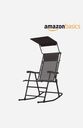 Ghế Xếp thư giãn Amazon Basics ( Mỹ ) Có Mái Che, dùng được ngoài trời, gấp gọn - Ảnh 8