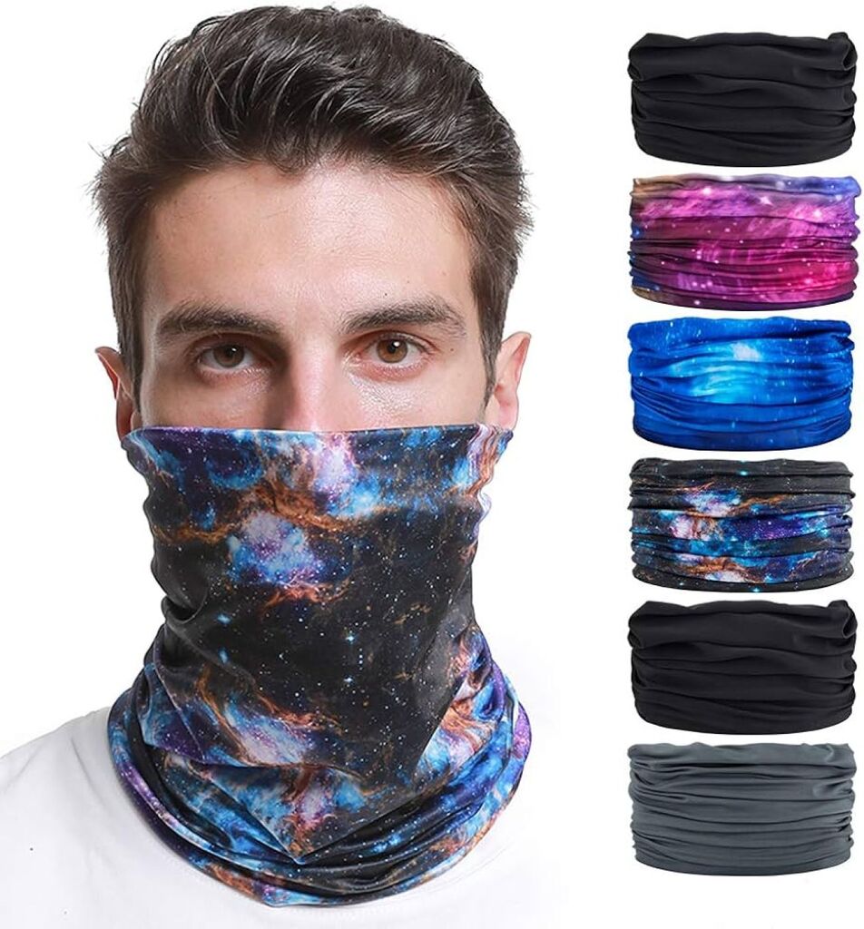 Hộp 4c Khăn Choàng Cổ Trùm Mặt Tránh Gió, chống nắng & Tia Uv hãng EWAKA hàng Amazon-màu ngẫu nhiên