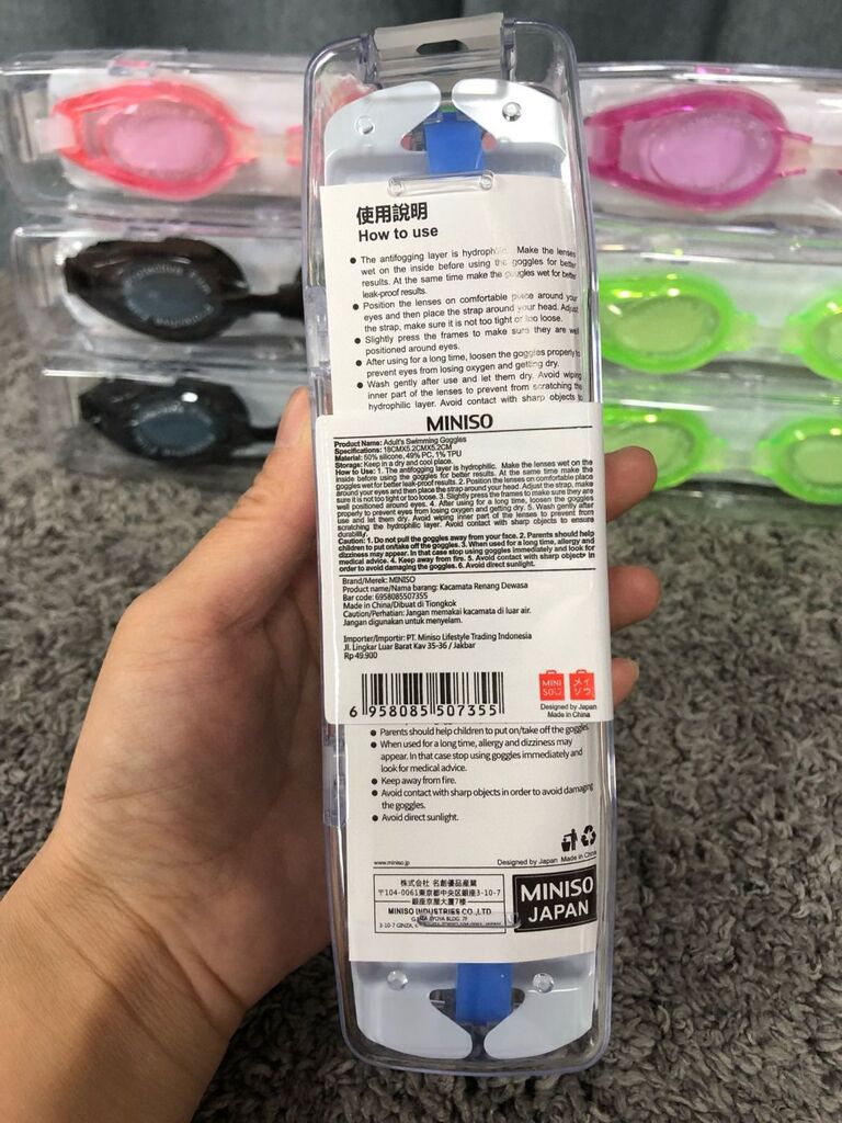 Kính Bơi Người Lớn Miniso ( chỉ còn màu đen ) - Ảnh 2