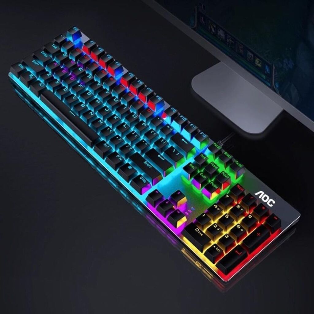 Bàn phím cơ AOC GK410 | 104 phím đèn RGB - Ảnh 4