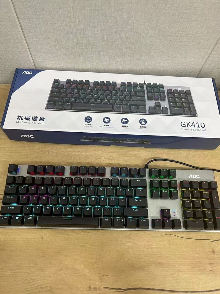 Bàn phím cơ AOC GK410 | 104 phím đèn RGB - Ảnh 8