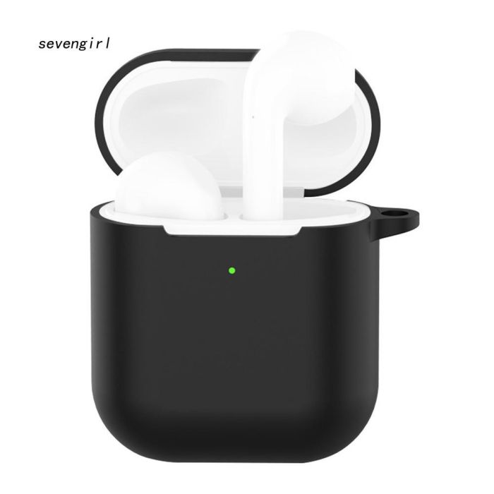 Vỏ Bảo Vệ Tai Nghe Airpods 2, 3, Pro Bằng Silicon - Màu Đen - Ảnh 3