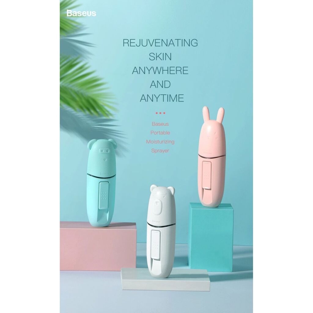 Máy xịt khoáng, phun sương cầm tay Baseus Portable Moisturizing Sprayer - Ảnh 3