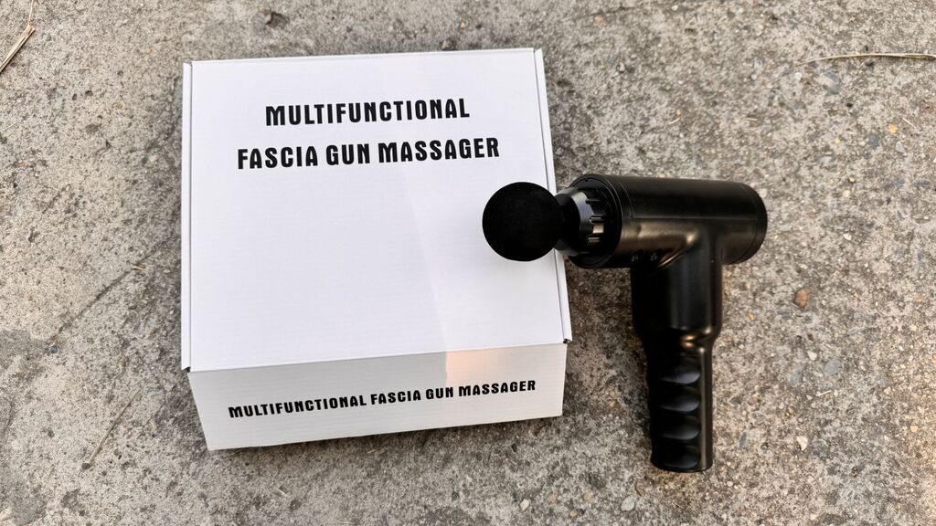 Súng Massage Fascia Gun - có 4 đầu đấm - Ảnh 6