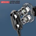 Tai nghe dây 3.5mm hãng Drapow M20 - có phím chỉnh volume - bao bì túi - Ảnh 10